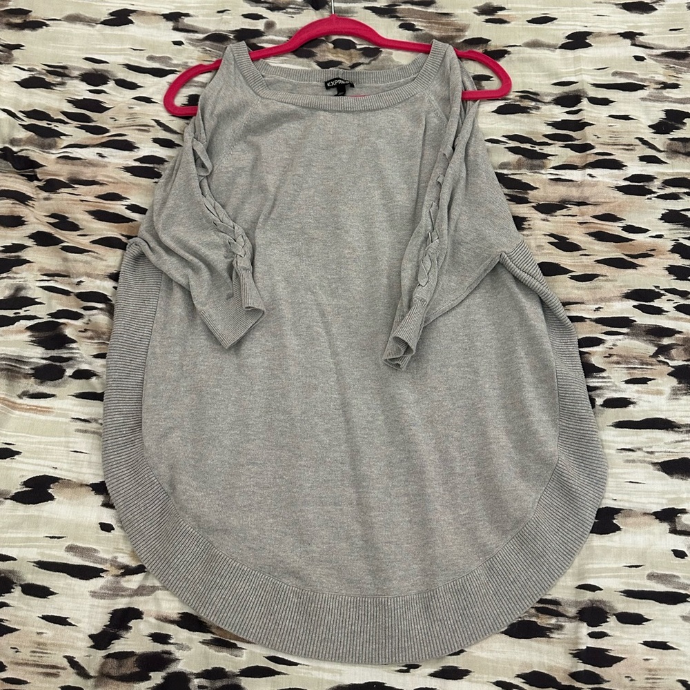 Express Gray Women's Sweatshirt